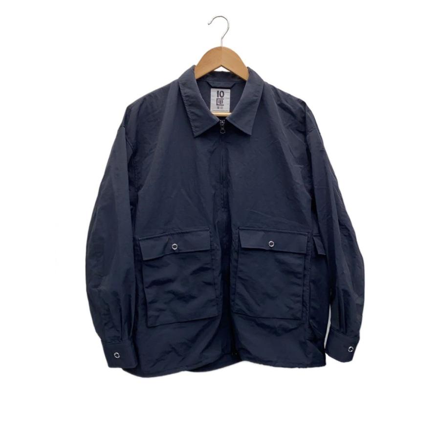 TENBOX◇DRUG DEALER JACKET/ナイロンジャケット/M/ナイロン/BLK/無地