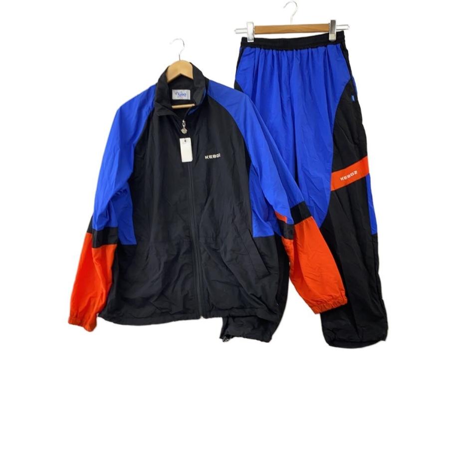 KEBOZ　セットアップ　ナイロンジャケット　ナイロンパンツ Keboz◇セットアップ/--/ナイロン/BLK// : セカンドストリートYahoo!店
