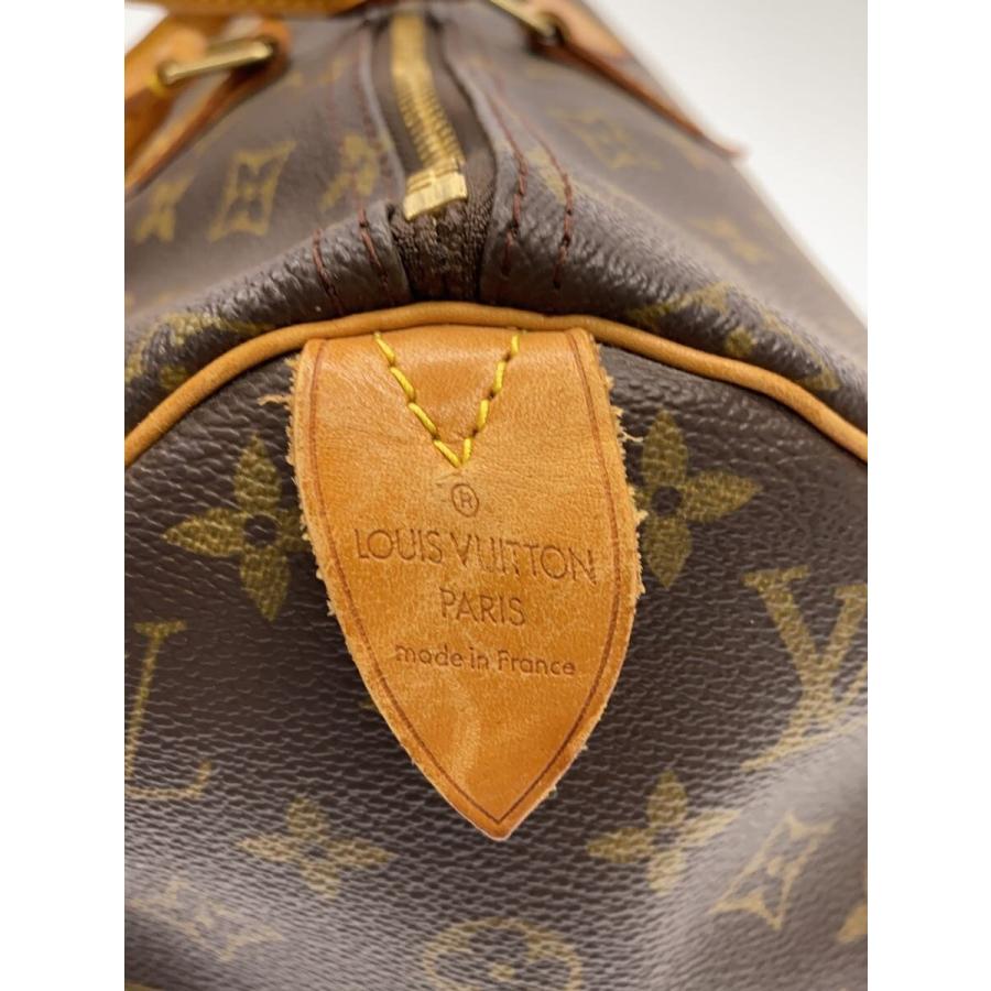 LOUIS VUITTON◇1)スピーディ35_モノグラム・キャンバス/PVC/BRW