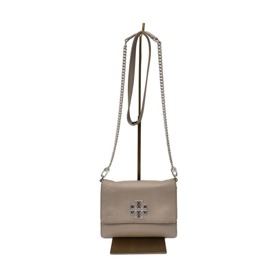 Tory Burch ウォレット ショルダーバッグ　グレージュ TORY BURCH◇ショルダーバッグ/ショルダーウォレット/GRY/無地