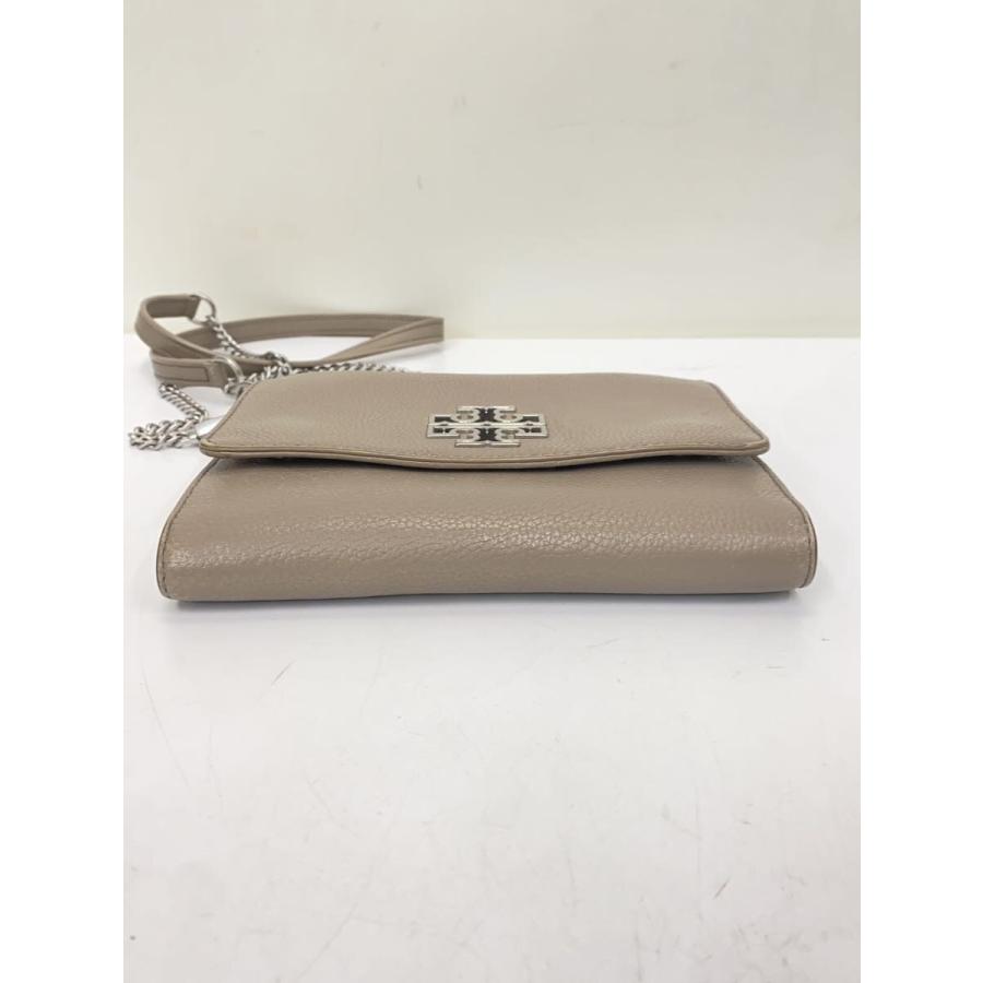 TORY BURCH◇ショルダーバッグ/ショルダーウォレット/GRY/無地