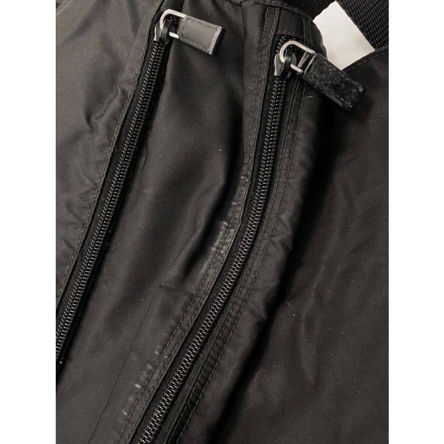 PRADA◆ショルダーバッグ/ナイロン/BLK/無地_7