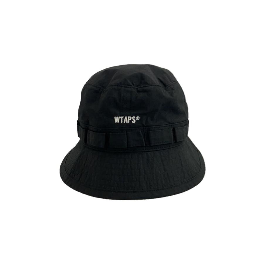 WTAPS◇22SS/JANGLE HAT/バケットハット/S/コットン/BLK/メンズ
