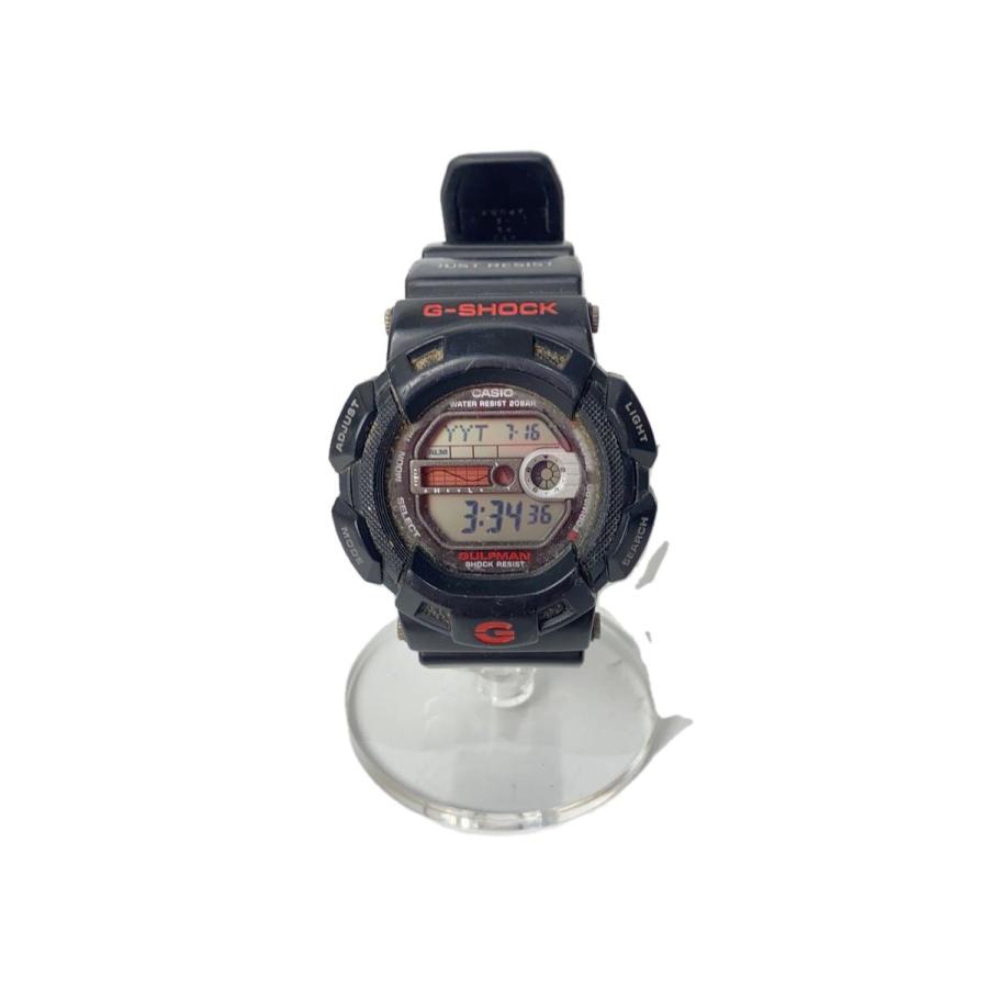 CASIO◇クォーツ腕時計・G-SHOCK/デジタル/ラバー/BLK/BLK : セカンド