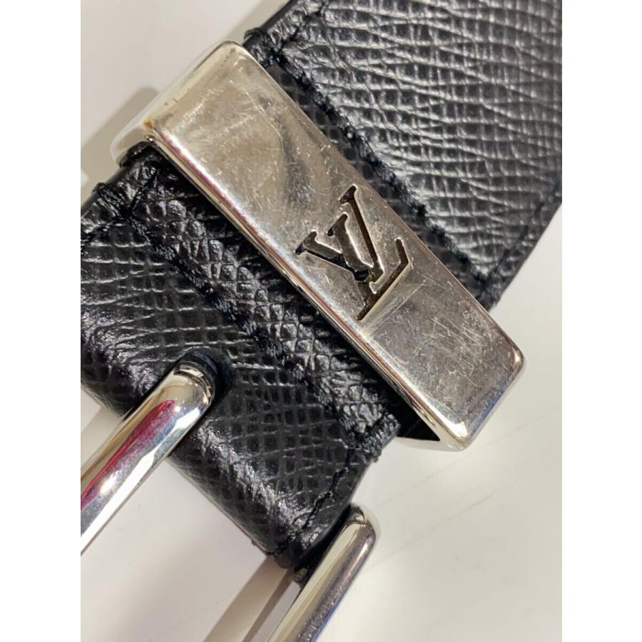 【美品】ルイヴィトン ベルト サンチュール　ポンヌフ タイガ LV レザー LOUIS VUITTON◇サンチュール・ポンヌフ35MM_タイガ_BLK/牛革/BLK