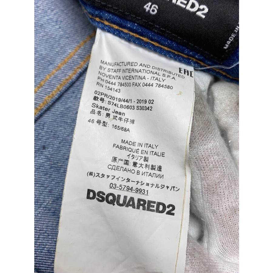 DSQUARED2◇19AW/SKATER JEAN/スキニーパンツ/46/デニム/IDG/S74LB0603 