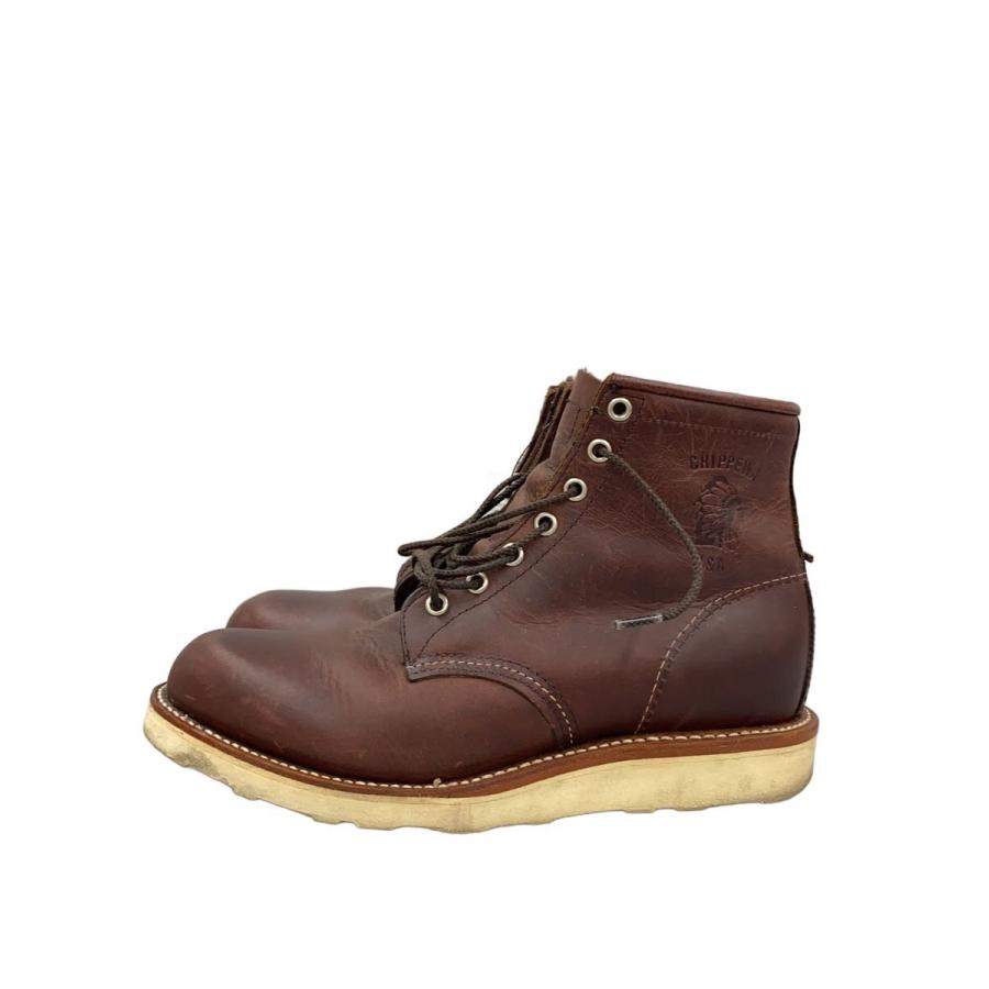 CHIPPEWA スエード レースアップブーツ CHIPPEWA◇6inch SPORT BOOTS/レースアップブーツ/US7.5/BRW/レザー