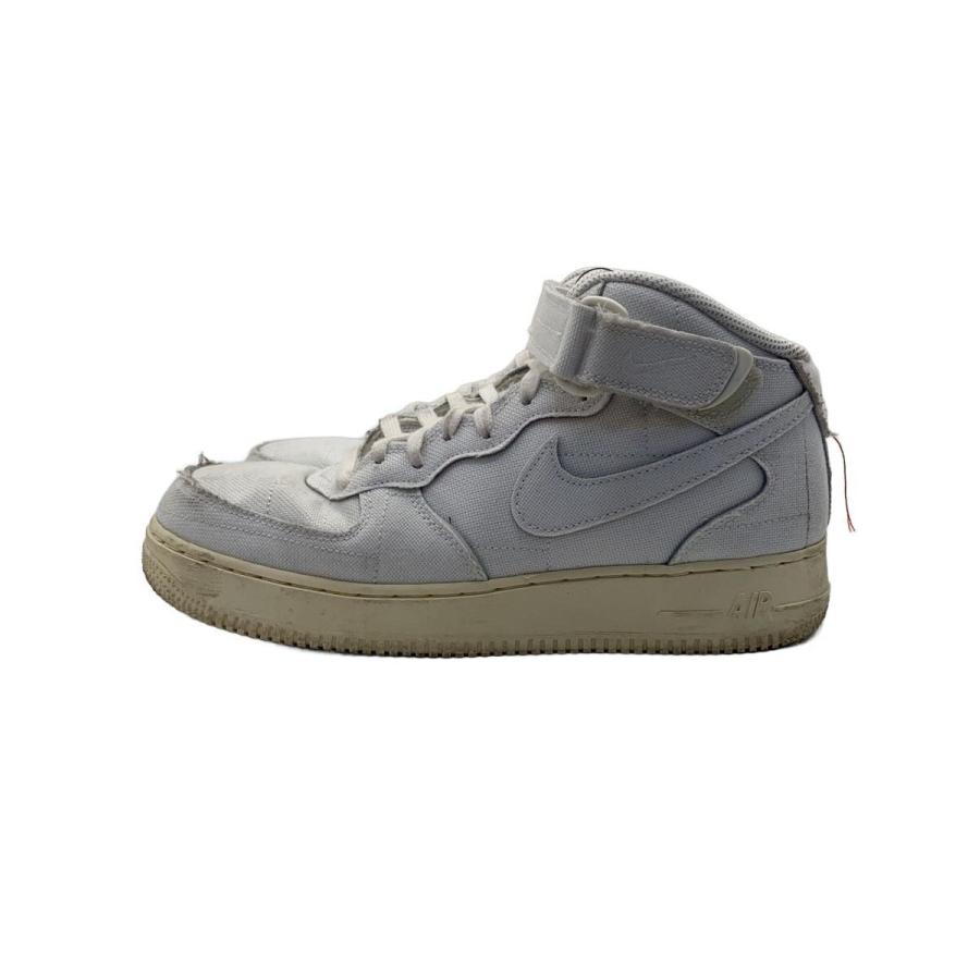 NIKE◇AIR FORCE 1 07 MID_エアフォース1 ミッド/26.5cm/WHT 