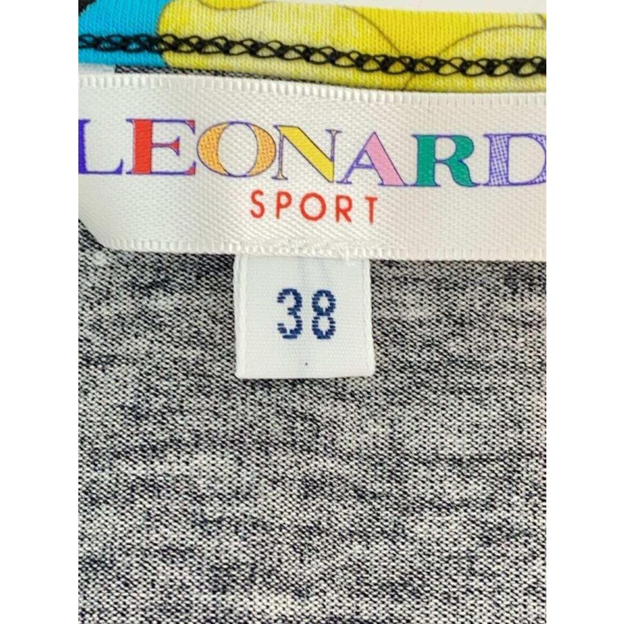 LEONARD◆７分袖カットソー/38/コットン/BLK/花柄/0538716｜ssol-shopping｜04