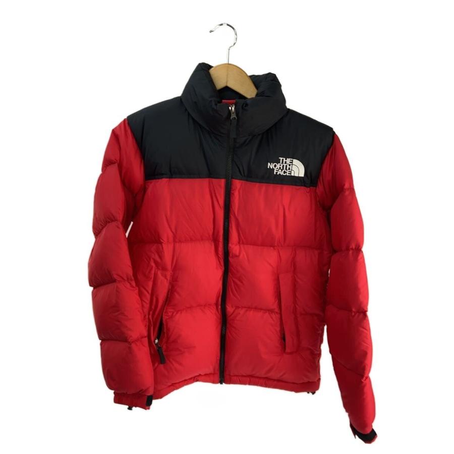 THE NORTH FACE◇NUPTSE JACKET_ヌプシジャケット/S/ナイロン/RED 
