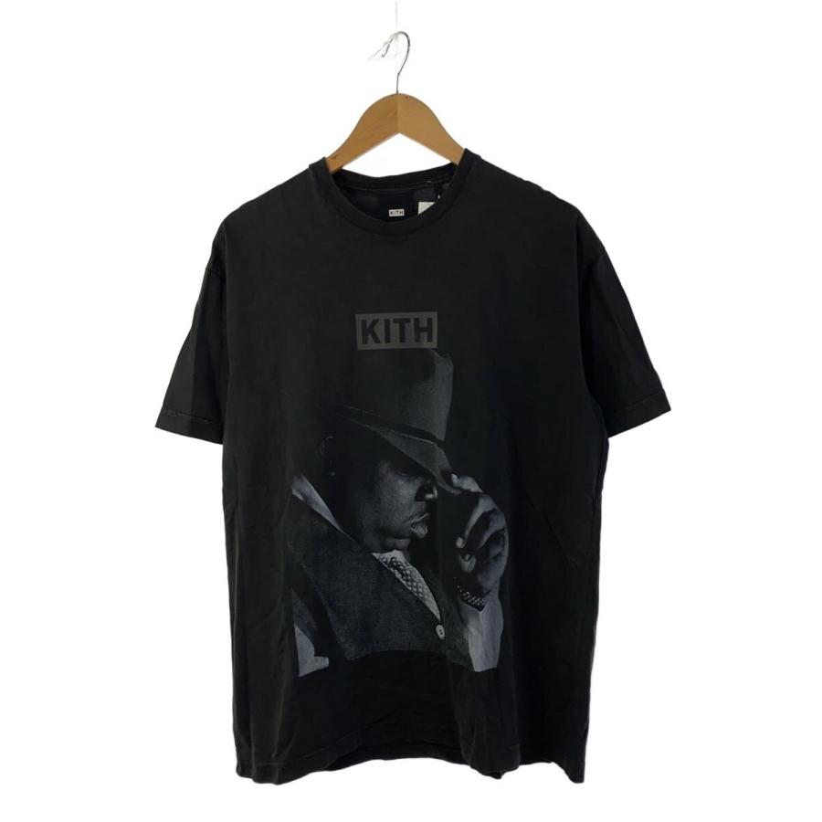 KITH◇Tシャツ/S/コットン/BLK/プリント/KH030053/21-071-060-0027-1-0