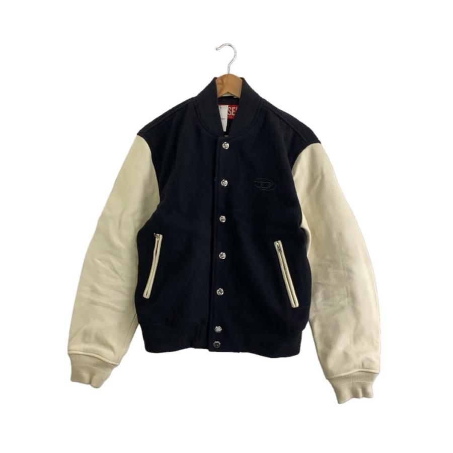 DIESEL◇スタジャン/46/ウール/BLK/A21164 OLHAL : セカンドストリート