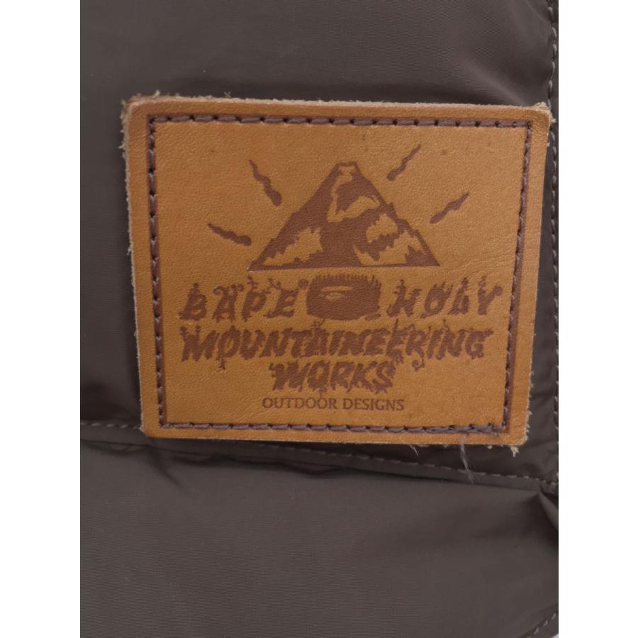 Rocky Mountain Featherbed◆×A BATHING APE/エイプコラボ/ダウンベスト/S/ナイロン/BRW/6863-140-006｜ssol-shopping｜03