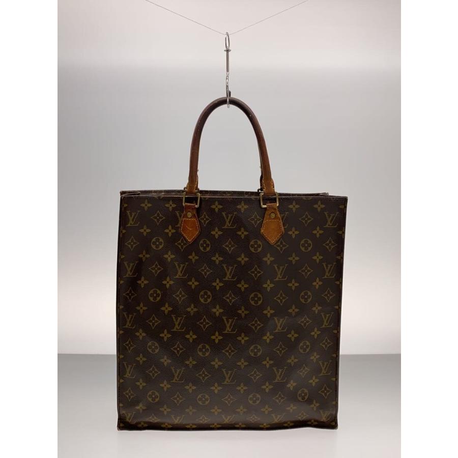 LOUIS VUITTON◇1)サック・プラ_モノグラム・キャンバス_BRW/PVC/BRW