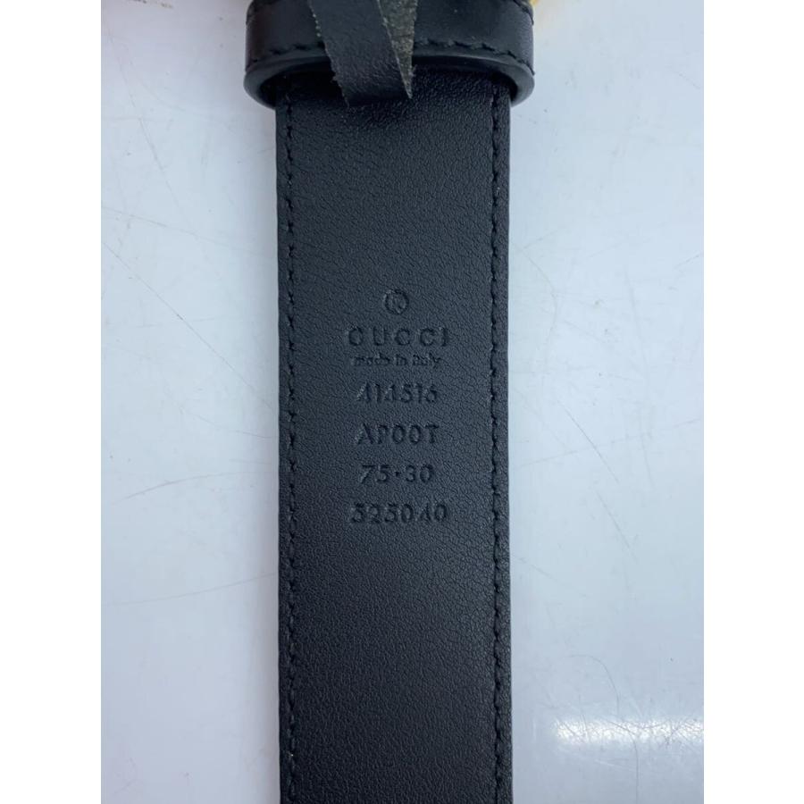 GUCCI◇ベルト/レザー/BLK/メンズ/414516 AP00T : セカンドストリート