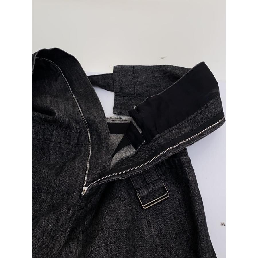 YOHJI YAMAMOTO◇オーバーオール/1/デニム/BLK/無地/FR-D01-026/06ss