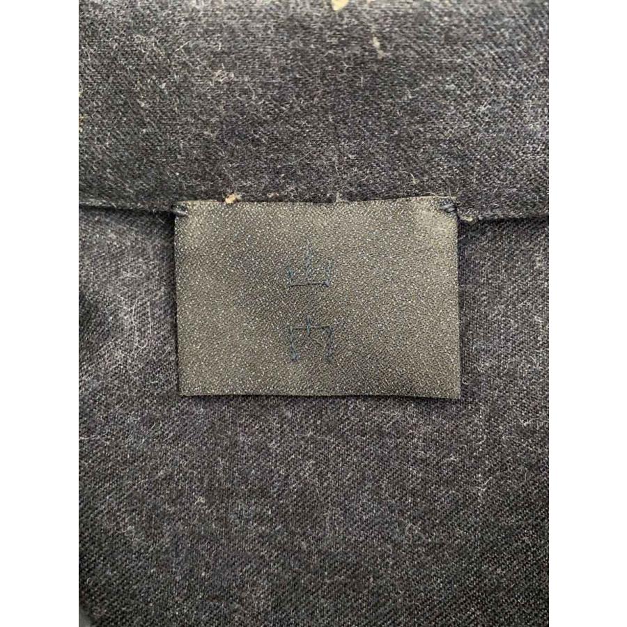 山内◇ノーミュールシング・ウールシャツ/2/ウール/NVY/1819a42