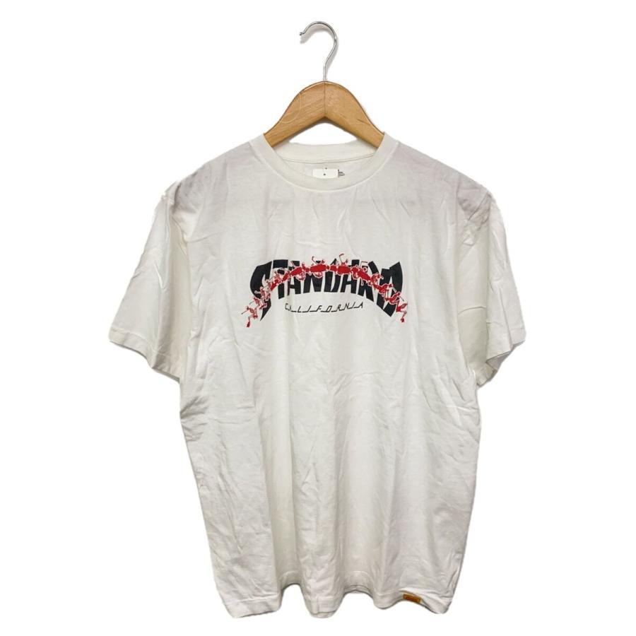 スタンダードカルフォルニアシャツ STANDARD CALIFORNIA◇Tシャツ/L/コットン/WHT : セカンドストリート