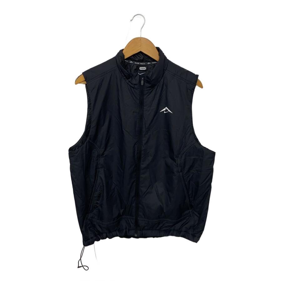 NIKE◇ナイロンベスト/L/ナイロン/BLK/無地/FZ0002-010 : セカンド