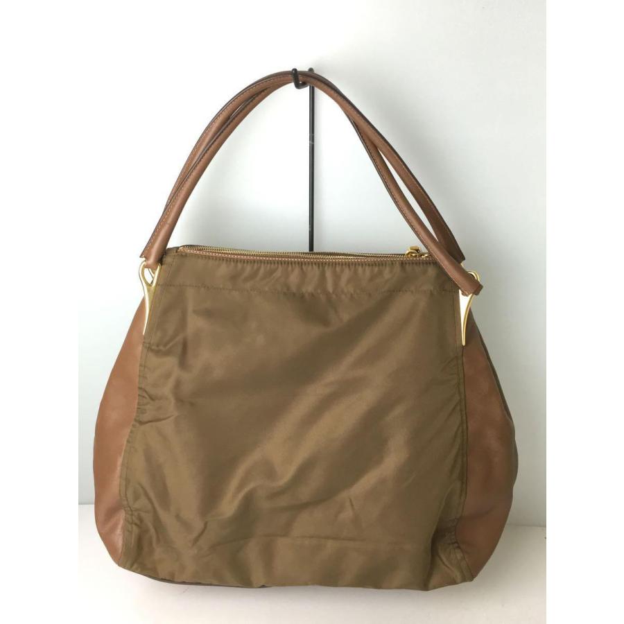 PRADA◇トートバッグ/ナイロン×レザー/BRW/無地 : 2321354155412 PRADA◇トートバッグ/ナイロン×レザー/BRW/無地 : 2321354155412