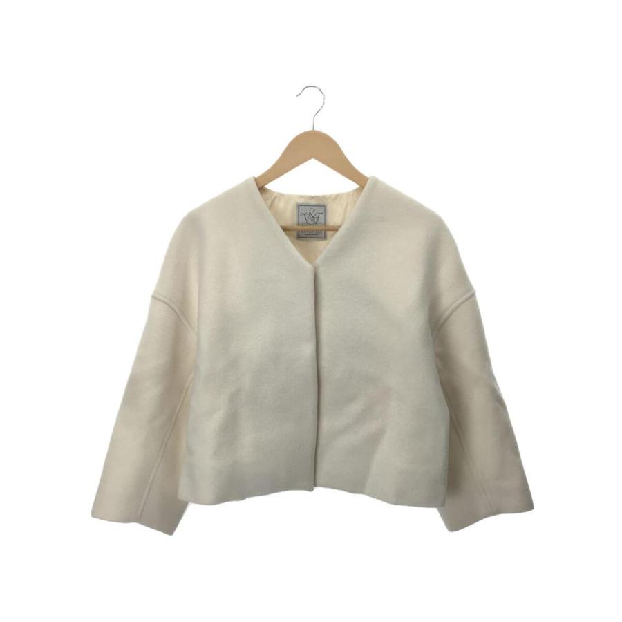 SEVEN TEN by MIHO KAWAHITO◇コート/S/ウール/CRM/無地/4a601/セブン  