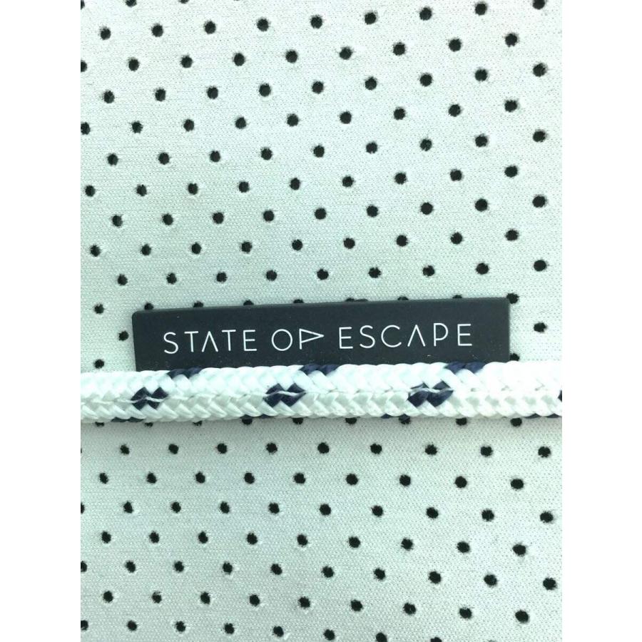 売れ筋アウトレット STATE OF ESCAPE◆トートバッグ/--/WHT