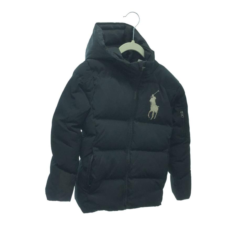 POLO RALPH LAUREN◇ダウンジャケット/6/ポリエステル/BLK/0200011692