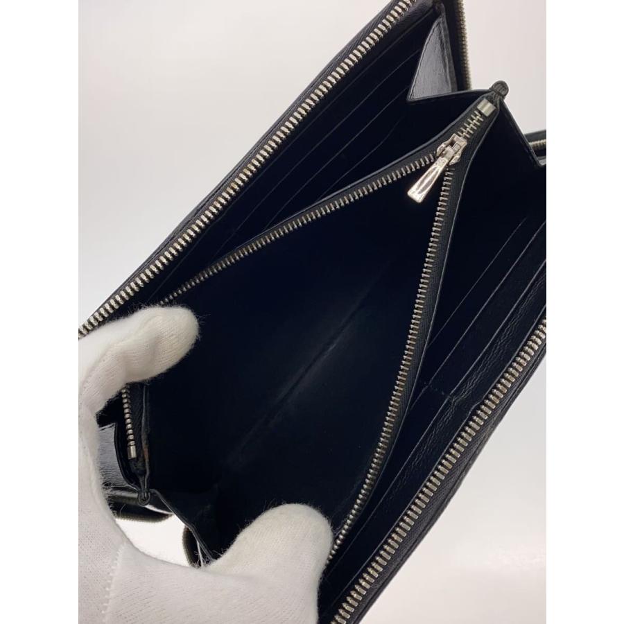 BALENCIAGA◇長財布/レザー/BLK/メンズ : セカンドストリートYahoo!店