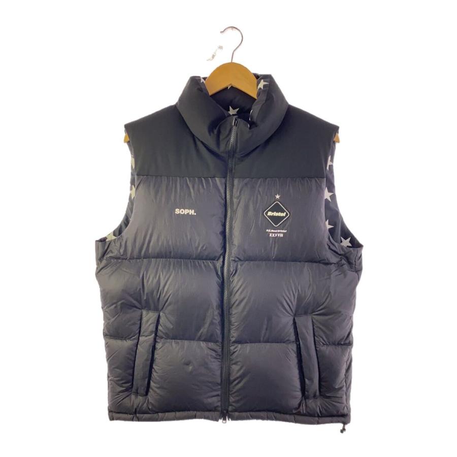 F.C.R.B.(F.C.Real Bristol)◇REVERSIBLE DOWN VEST/L/ナイロン/FCRB 