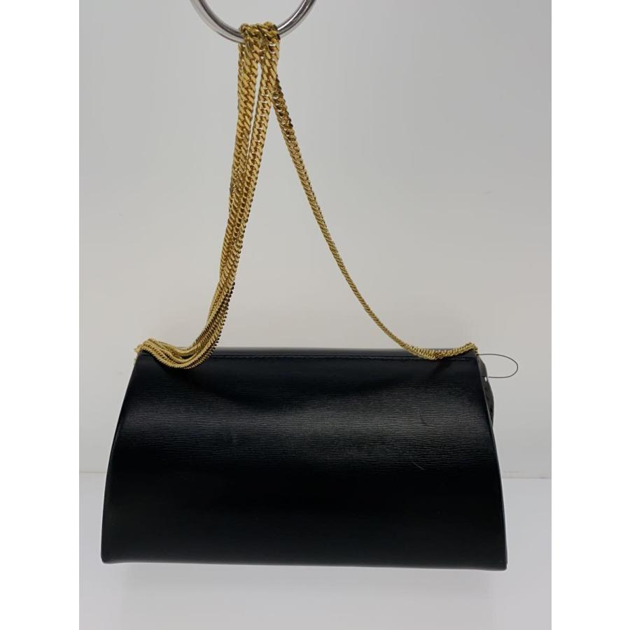 ロウナー ショルダーバッグ - 黒 レザー LAUNER LONDON◇ショルダーバッグ/レザー/BLK : セカンドストリート
