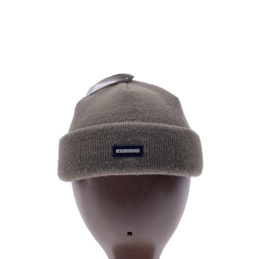 NEIGHBORHOOD◇ニットキャップ/FREE/アクリル/KHK/メンズ/231YGNH-HT02