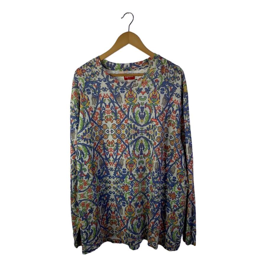 トップス Supreme 23SS Small Box L/S Tee Tapestry Supreme◇23SS Small Box Tee Tapestry長袖Tシャツ/XXL/コットン