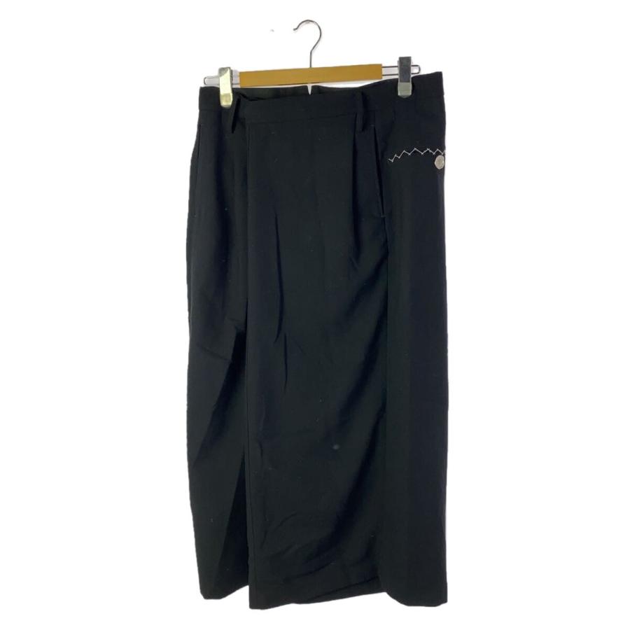 BED J.W. FORD◇Overlap Pants ver.1/ラップパンツ/1/ウール/BLK/24AW