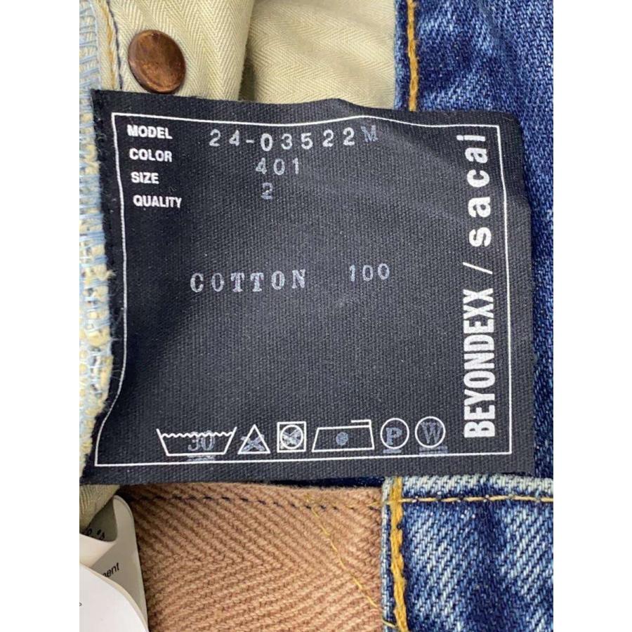 sacai◇BEYONDEXX Denim Pants/2/コットン/IDG/24-03522M : セカンド