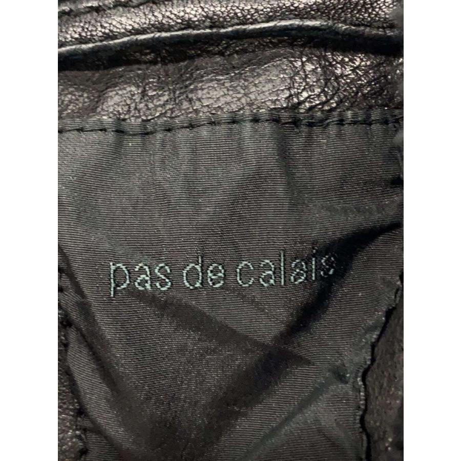 PAS DE CALAIS◇レザージャケット・ブルゾン/38/羊革/BLK : セカンド