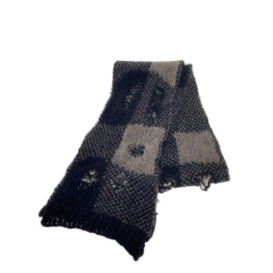 OUR LEGACY◇PAST SCARF/アルパカ混マフラー/--/BLK/メンズ/A4248PB