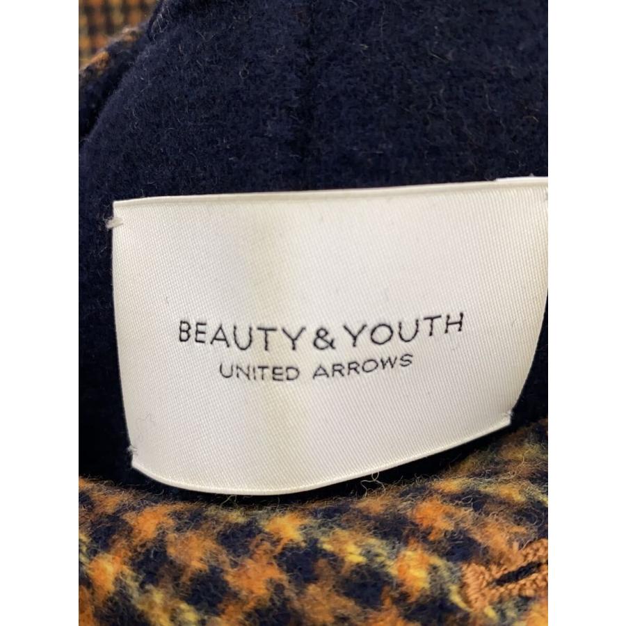【美品✨】ユナイテッドアローズ ビーバーチェック スタンドカラー ショートコート BEAUTY&YOUTH UNITED ARROWS◇ビーバーチェック スタンドカラー