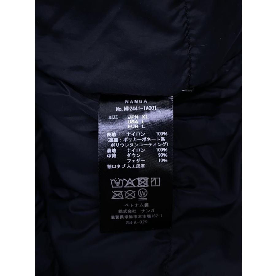 NANGA◆AURORA TEX DOWN JACKET/ダウンジャケット/XL/BLK/ND2441-1A001