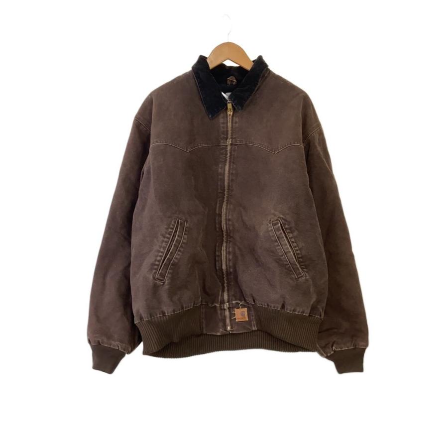 Carhartt◇サンタフェジャケット/XXL/コットン/BRW/j14 dkb/10s