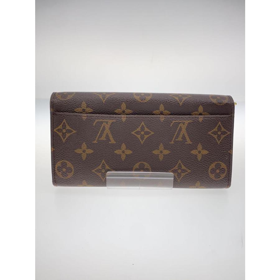 ポルトフォイユ・サラ_モノグラムキャンバス/PVC/BRW