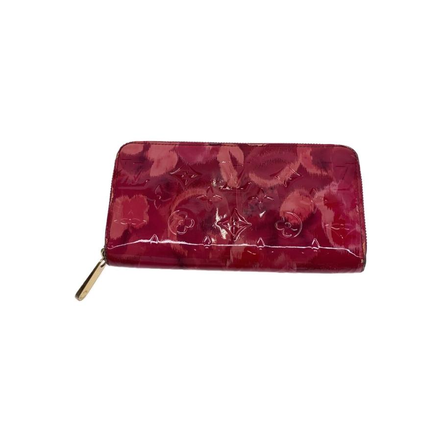 LOUIS VUITTON◇ジッピー・ウォレット_モノグラム・ヴェルニ_RED 
