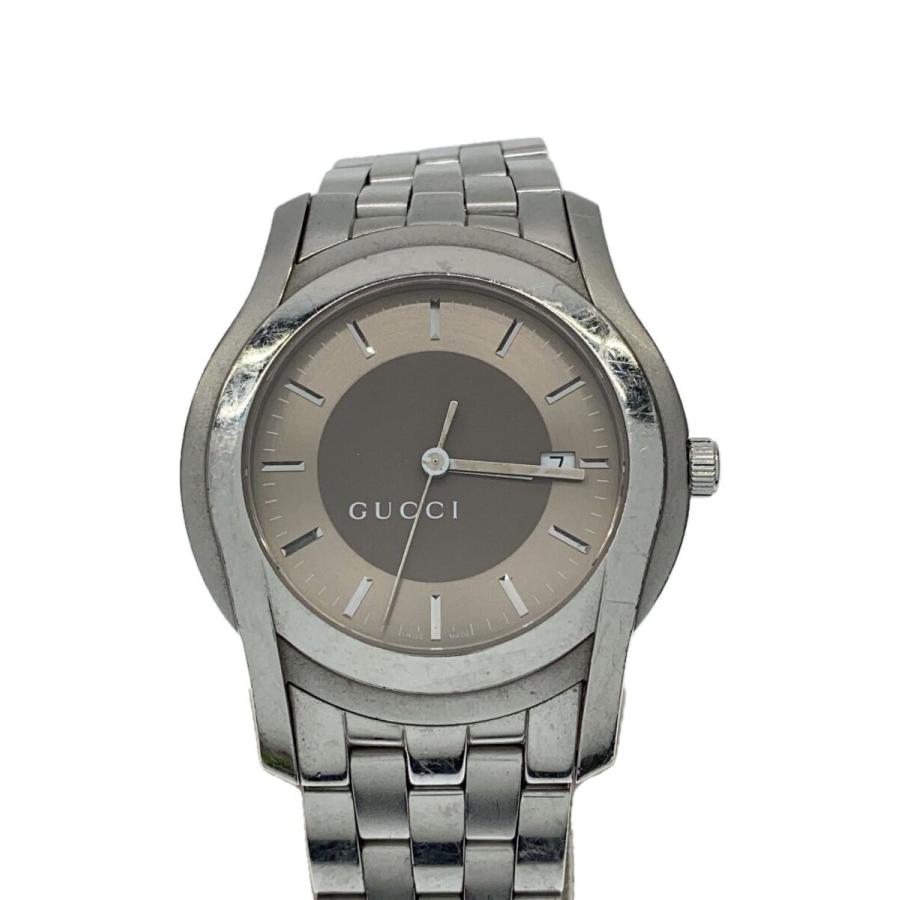 GUCCIの「アナログ腕時計(クォーツ)」です。 GUCCI◇クォーツ腕時計/アナログ/ステンレス/SLV/SLV