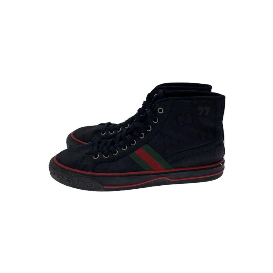 GUCCI◇TENNIS 1977/ハイカットスニーカー/--/BLK : セカンド 
