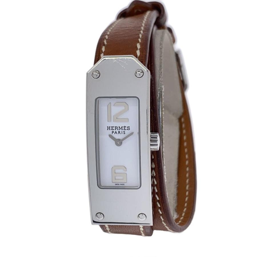 美品 KT1.210 ケリー2 HERMES エルメス 時計 ドゥブルトゥール HERMES エルメス ケリー2 ドゥブルトゥール KT1.210 ホワイト