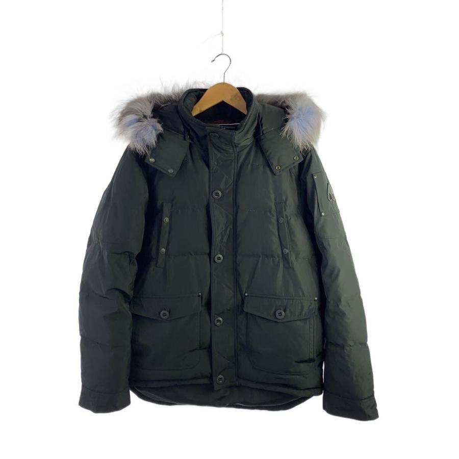 MOOSE KNUCKLES◇ダウンジャケット/--/ナイロン/BLK/無地// : セカンド