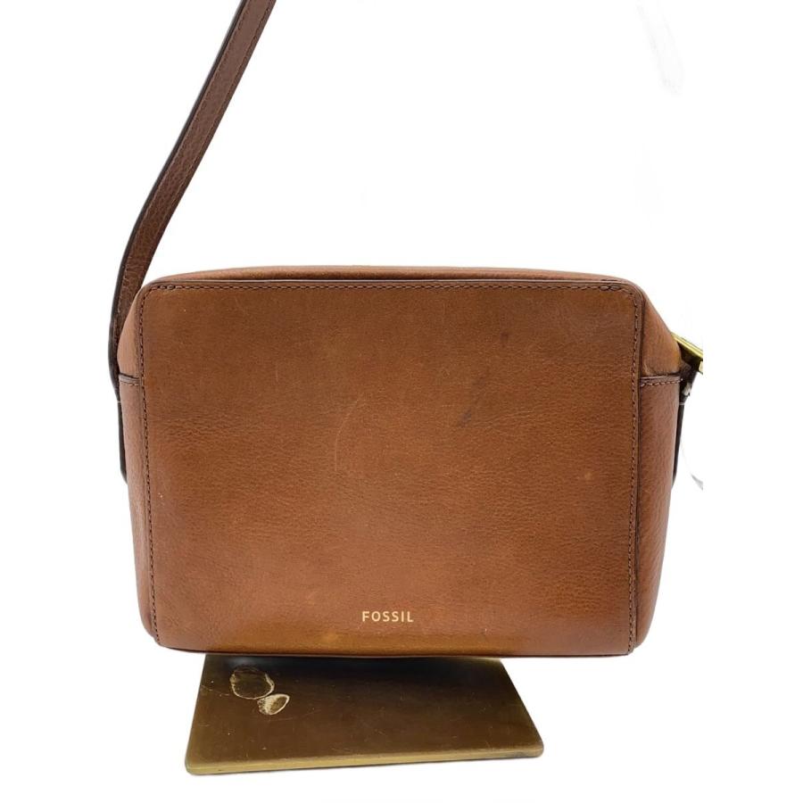 FOSSIL◇ショルダーバッグ/レザー/BRW : セカンドストリートYahoo!店