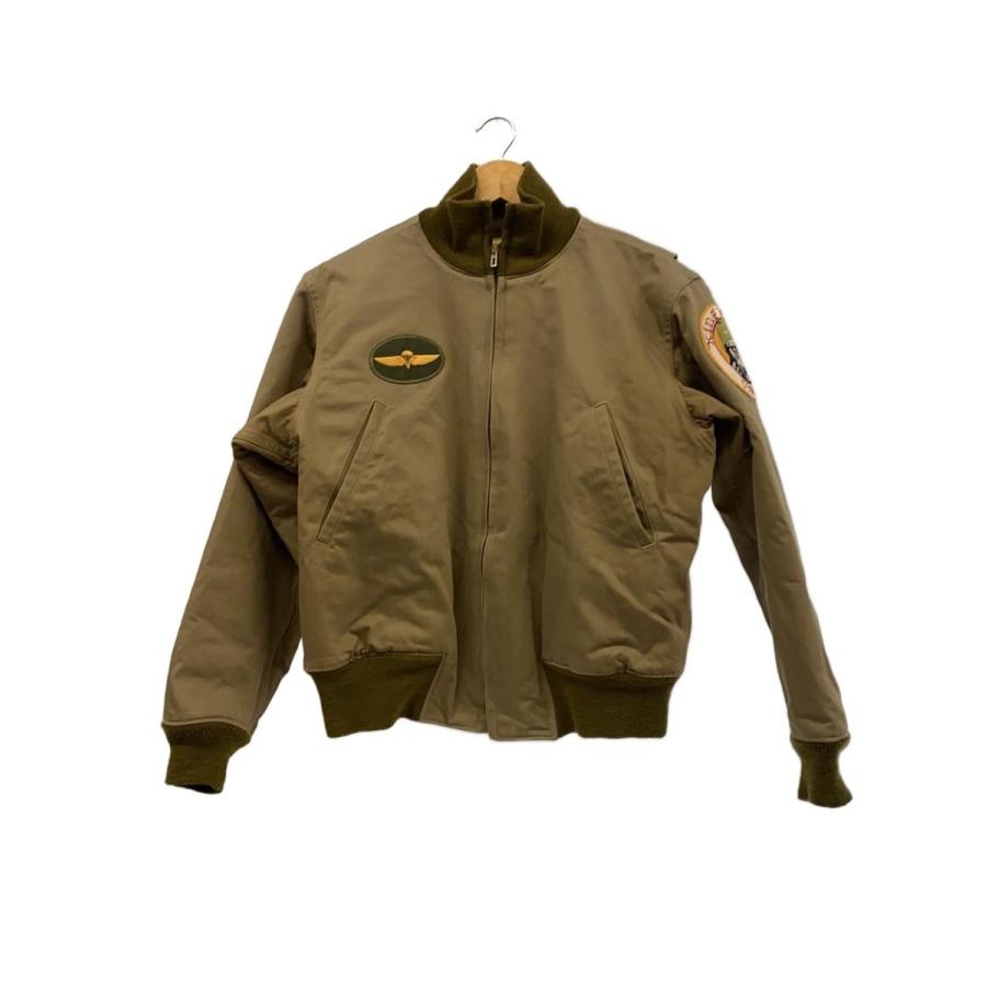 Buzz Rickson's◇タンカースジャケット/36/コットン/KHK/無地/M13802