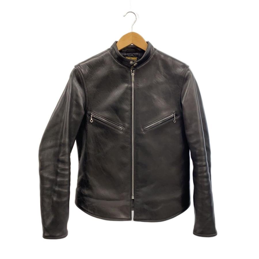 FINE CREEK LEATHERS シングルライダースジャケット BUD38 FINE CREEK LEATHERS◇シングルライダースジャケット/38/馬革/BRW