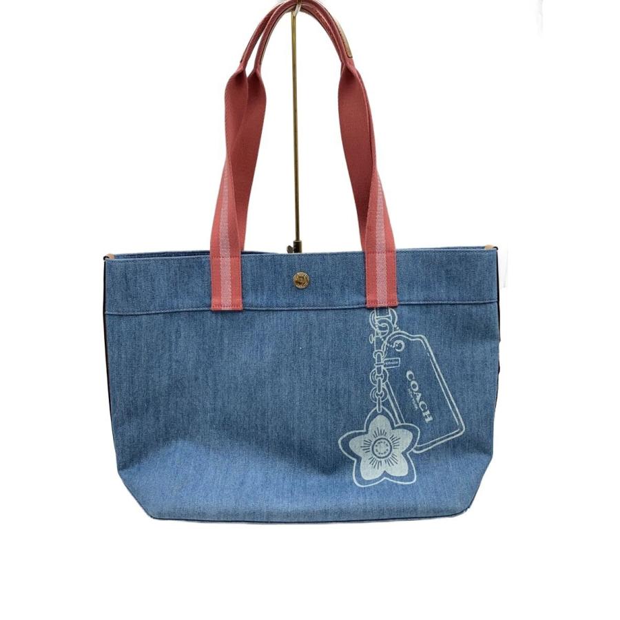COACH◇トートバッグ/デニム/IDG/無地 : セカンドストリートYahoo!店