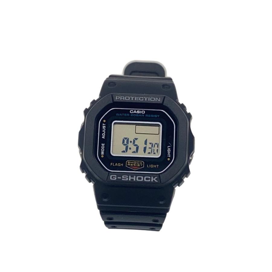 CASIO◇リングウォッチ/デジタル/BLK/BLK/DWN-5600// : セカンド